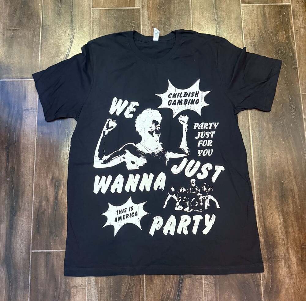 Childish Gambino Tour T-Shirt Black Australia 2019